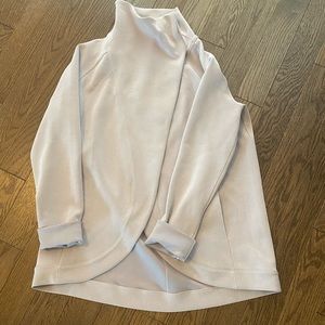 Lulu wrap style sweatshirt/jkt. brand new no tags